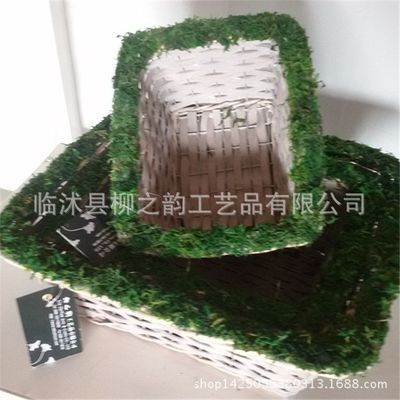 外贸出口花盆 园艺花篮 苔藓装饰 山东临沂工厂直供
